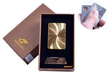 Зажигалка подарочная SHARING (спираль накаливания, USB) №4701-2 1137143781 фото