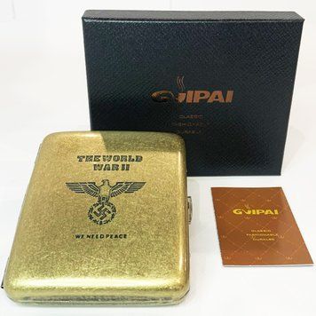 Металевий портсигар з нацистською символікою (ДРУГА СВІТОВА ВІЙНА) HL-702-1 / 7023-1  HL-702-1 / 7023-1  фото