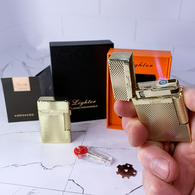 Подарункова газова запальничка HL-845 Gold HL-845 Gold фото
