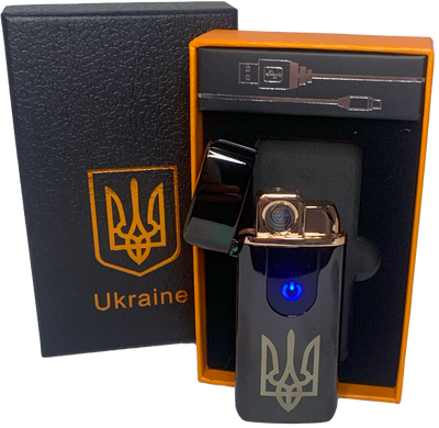 Электрическая и газовая зажигалка Украина (с USB-зарядкой⚡️) HL-431 Black-ice HL-431-Black-ice фото