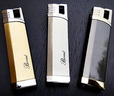 Креативная ветрозащитная зажигалка в подарочной коробке🎁BROAD (Турбо пламя🚀) HL-402 Gold HL-402-Gold фото