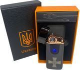 Електрична та газова запальничка Україна (з USB-зарядкою⚡️) HL-433 Black-ice HL-433-Black-ice фото