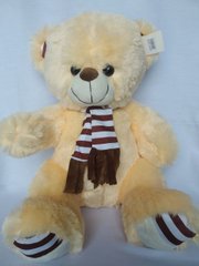 Мягкая игрушка Медведь с шарфом (бежевый) 40см №22576 22576-бе фото
