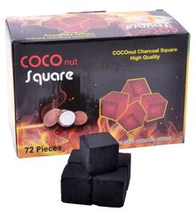 Вугілля кокосове для кальяну (72 куб) Coco Square Coco Square фото
