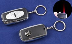 Запальничка-брелок ключ від авто Toyota (Турбо полум'я) №4125-2 708005886 фото