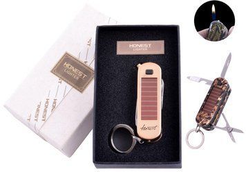 Запальничка-брелок в подарунковій коробці HONEST (Звичайне полум'я) XT-2460-2 XT-2460-2 фото