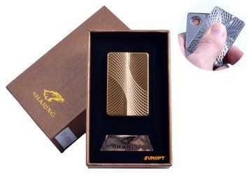 Зажигалка подарочная SHARING (спираль накаливания, USB) №4701-3 1137143782 фото