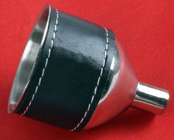 Лейка металлическая обтянутая кожей для фляжки (Большая) 522190413 фото