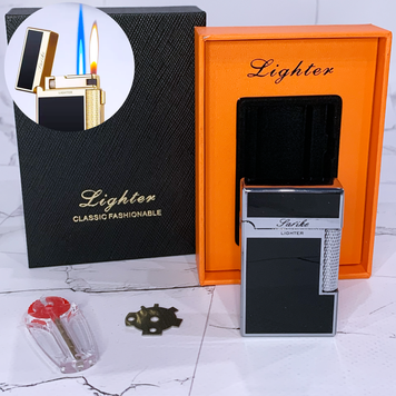 Подарочная газовая зажигалка HL-846 Silve HL-846 Silve фото