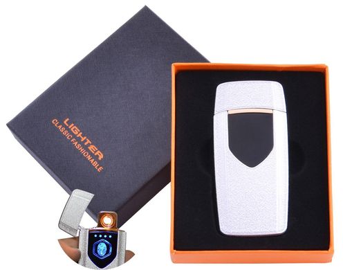 USB зажигалка в подарочной упаковке Lighter (Спираль накаливания) HL-57 White HL-57-White фото