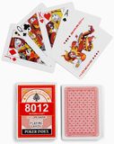 Игральные карты пластиковые "8012"🃏/54 шт/ 28 мкм/ красные/ 6.3 х 8.8 см 395-8 395-8 фото