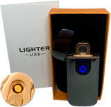 Сенсорна USB Запальничка ⚡️ (спіраль розжарювання) USB LIGHTER HL-520 Black HL-520-Black фото