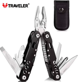 Мультитул туристичний тактичний 13 в 1 Traveler (із чохлом) MQ007-L2-8G Black MQ007-L2-8G Black фото