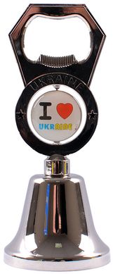 Сувенир- Колокольчик с открывалкой (Я люблю Украину) UDB-1 UDB-1 фото