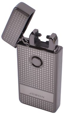 Электроимпульсная зажигалка в подарочной упаковке Jobon (Две перекрещенных молнии, USB) XT-4884-3 4884-3 фото