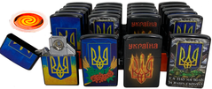 USB Зажигалка ⚡️ Украинская символика (спираль накаливания) HL-477 HL-477 фото