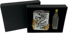 Зажигалка бензиновая "Когти дракона" в подарочной коробке 🎁 + баллончик бензина HL-373-4 HL-373-4 фото