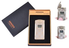 USB запальничка в подарунковій упаковці HENGDA (Спіраль розжарювання, Лічильник підпалу) №XT-4873-2 627504451 фото