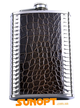 Фляга из пищевой нержавеющей стали обтянута кожей (290 мл/ 10 oz) GDA10 GDA10 фото