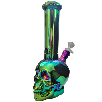 Скляний бонг &laquo;Skull Chameleon&raquo; (23 см) K-123 K-123 фото