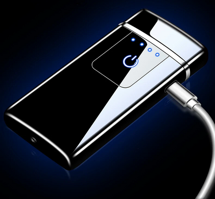 Ветрозащитная дуговая зажигалка USB ⚡️ Plasma Lighter D456 D456 фото