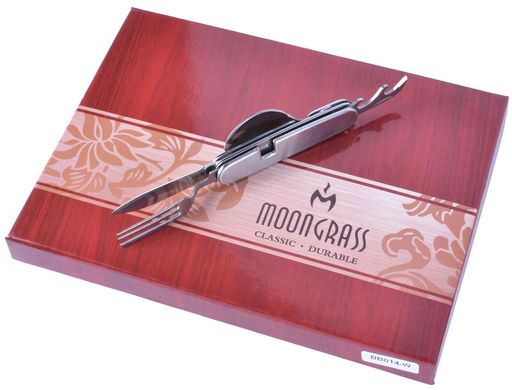 Подарочный набор 4в1 Moongrass Фляга/ Рюмки/ Нож/ Лейка BB-014 BB-014 фото