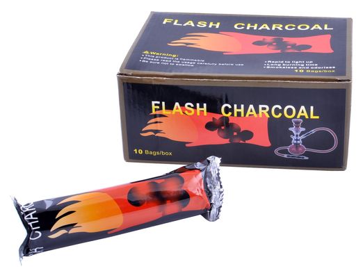 Уголь для кальяна FLASH CHARCOAL №C-2 1198817720 фото