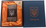 Зажигалка газовая Украина (Подарочная коробка🎁, турбо пламя 🚀) HL-393-1-2 HL-393-1-2 фото