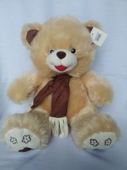 М'яка іграшка Ведмідь із шарфом (бежевий) 40см №22837 22837- фото