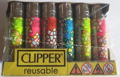 Зажигалка кремниевая пластиковая "CLIPPER" (Обычное пламя🔥) №13 13 фото