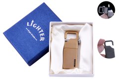 Запальничка-брелок в подарунковій коробці Lighter (Звичайне полум'я) №XT-71 Gold 1089146056 фото