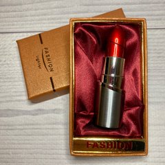 Запальничка в подарунковій коробці 'Помада FASHION' (Звичайне полум'я) D112 Silver D112-Silver фото