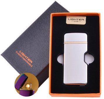 USB зажигалка в подарочной коробке LIGHTER HL-114 White HL-114-White фото