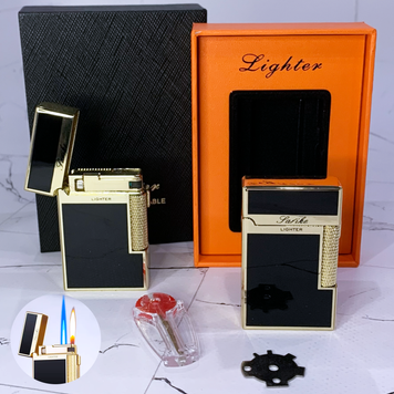 Подарочная газовая зажигалка HL-846 Gold HL-846 Gold фото