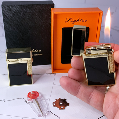 Подарункова газова запальничка HL-846 Gold HL-846 Gold фото Подарункова газова запальничка HL-846 Gold HL-846 Gold фото