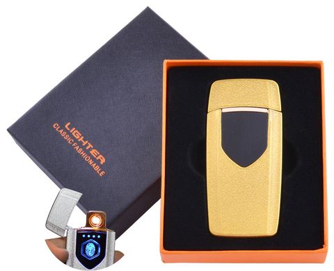 USB зажигалка в подарочной упаковке Lighter (Спираль накаливания) HL-57 Gold HL-57-Gold фото