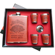 Подарунковий набір 6в1 фляга, чарки, лійка 'Jim Beam' TZ-2 TZ-2 Jim Beam фото 1