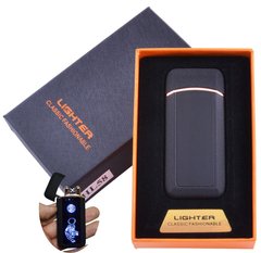 Запальничка в подарунковій коробці Тигр (Подвійна блискавка) HL-58 Black HL-58 Black фото