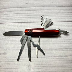 Складной туристический нож Traveler 12в1, 9.1см (144шт/ящ) №5011GAC RED 5011GAC-RED фото