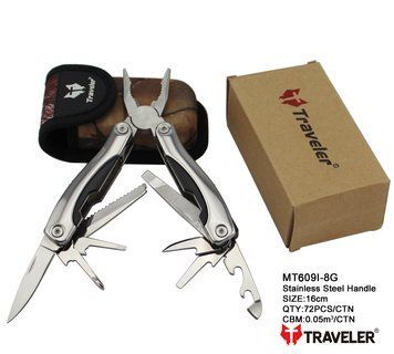 Многофункциональный нож (мультитул) Traveler 16см (72шт/ящ) MT609I-8G MT609-1 фото