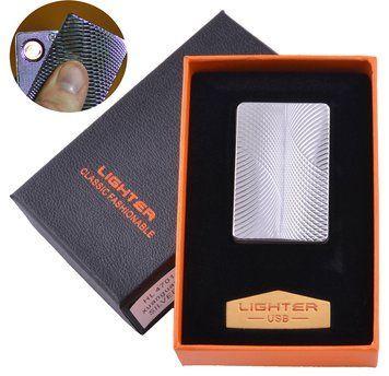Зажигалка подарочная Lighter (спираль накаливания, USB) №4701-8 1137144491 фото