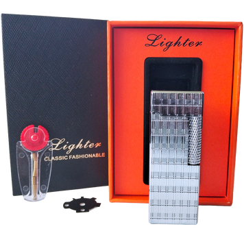 Подарочная газовая зажигалка HL-847 Silve HL-847 Silve фото