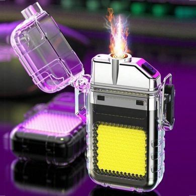 Ліхтар запальничка⚡ Li-Ion акумулятор 🔋 ЗУ Type-C, C01-A-COB Box 10092 фото