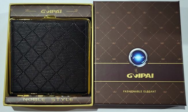 Портсигар в подарочной упаковке GVIPAI (Кожа, на 20 шт) XT-4979-8 XT-4979-8 фото