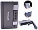 Портсигар + запальничка на 8 сигарет FOCUS (Турбо полум'я) XT-4936 Black XT-4936-Black фото