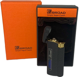 Газовая ветрозащитная зажигалка в подарочной коробке 🎁(Турбо пламя🚀) BROAD HL-537-Black matte HL-537-Black matte фото