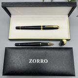 Ручка ZORRO в подарочной коробке (черная с золотистыми вставками) RP-875 RP-875 фото