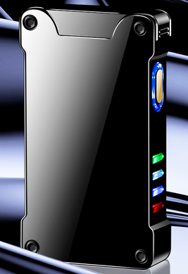 Дуговая электроимпульсная зажигалка с USB-зарядкой⚡️фонариком🔦 LIGHTER HL-437-Black-ice HL-437-Black-ice фото