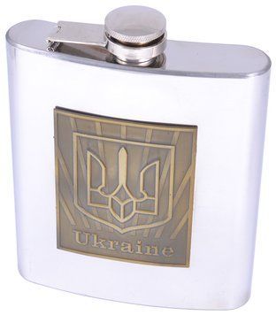 Фляга из нержавеющей стали Украина с набойкой (18) Украина с набойкой (18) фото