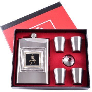 Подарочный набор 6в1 фляга, рюмки, лейка "Whisky" TZ-03 TZ-03 фото
